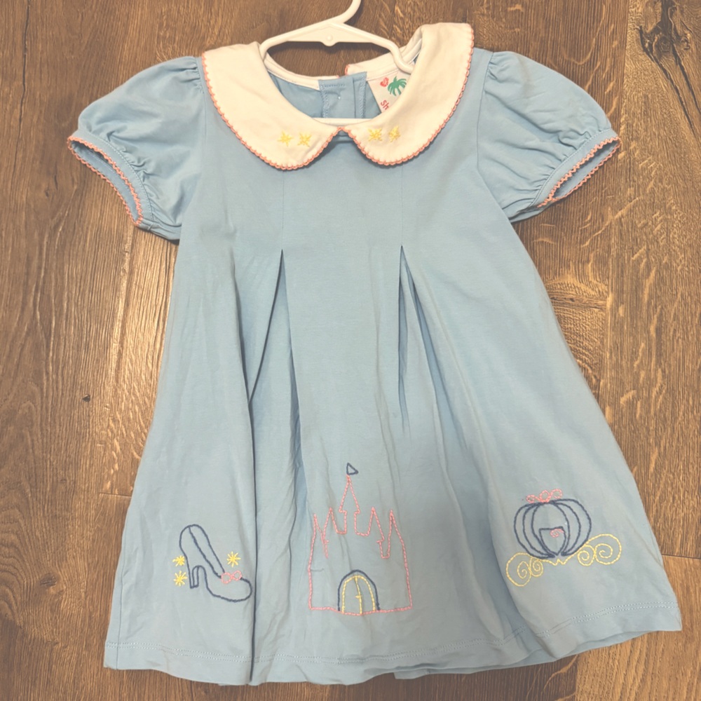 3T Shrimp & Grits Cinderella Embroidered Dress